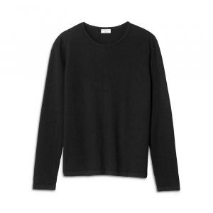 Кашемировый топ с длинными рукавами SFERRA Intimita, черный