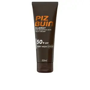 Солнцезащитный крем Allergy Face Cream Spf50+ Piz Buin, 50 мл