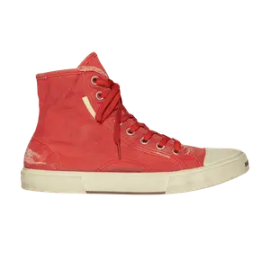 Кроссовки Balenciaga Paris High 'Destroyed - Red', красный