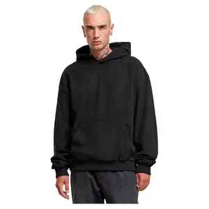 Худи Urban Classics Jaquard Velvet, черный