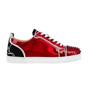 Кроссовки Christian Louboutin Fun Louis Junior Spikes Flat Version Loubi, красный