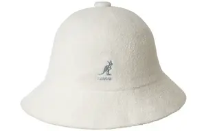 KANGOL Белая унисекс-ведро-шляпа, White