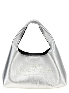 Сумка "The Metallic Leather Mini Sack Bag" MARC JACOBS, серебристый