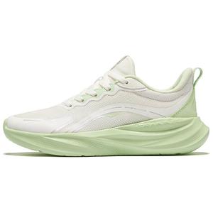 Erke Кроссовки для бега Walk Cushioned, износостойкие, нескользящие, с низким верхом, женские, белые, зеленые