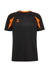 Футболка core 2.0 с принтом в стиле s/s Hummel, Black Orange Tiger