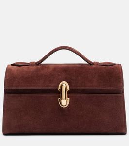 Сумка-тоут Symmetry Pochette из замши Savette, Espresso