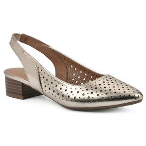 Туфли на каблуке типа "slingback" White Mountain, light gold/metallic