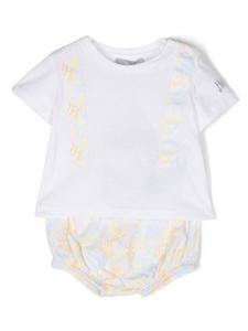 Herno комплект из футболки и шортов с логотипом, белый