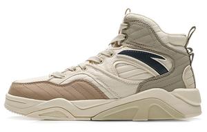 Мужские кроссовки для скейтбординга Life Collection с высоким берцем, светло-бежевые/бежевые/желтые ириски Anta