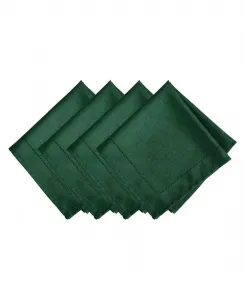 Набор из 4 салфеток Alison с перфорированной каймой Elrene, Forest