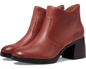 Lucky Brand Quinlee Ботинки женские из кожи хенна на квадратном каблуке мюли, красный