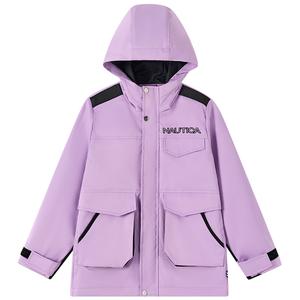 Куртка Outdoor для подростков осень NAUTICA, сиреневый