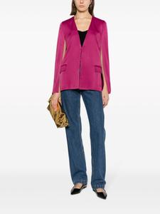 TWINSET блейзер без воротника, розовый