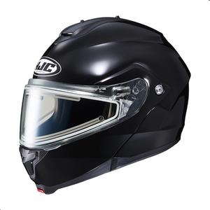 Шлем HJC C91 Solid Electric Shield Snow, одобрен DOT (Black, Medium)