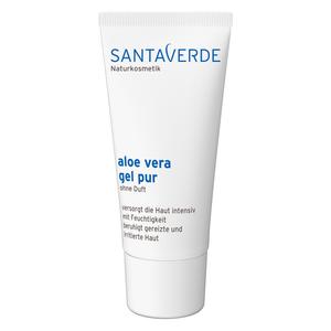 Гель для тела aloe vera gel pur ohne duft Santaverde, объем 50 мл