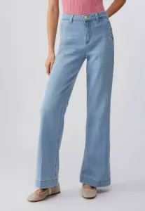 Расклешенные джинсы с пуговицами Liu Jo, Blue