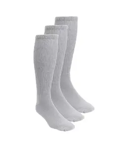 Носки для диабетиков Big & Tall с высокой голенью и сверхширокой резинкой, 3 пары KingSize, серый