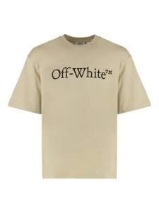 Футболка с принтом логотипа Off-White, нейтральный