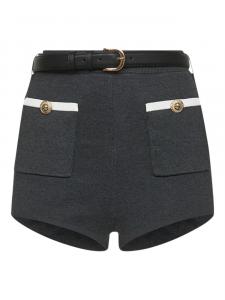 Self-Portrait шорты с эластичным поясом, серый