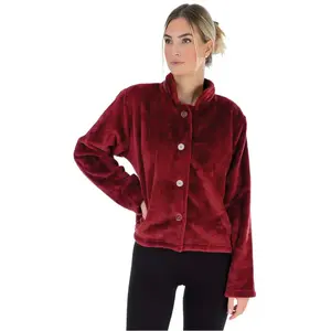 Женский халат 6603, 1 шт., непревзойденно мягкий Wewo Fashion, бордовый