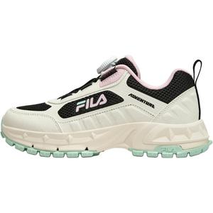 Легкие амортизирующие низкие детские кроссовки для активного отдыха FILA KIDS, черный/белый