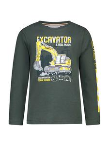Salt and Pepper Футболка с длинными рукавами «Экскаватор» цвета хаки