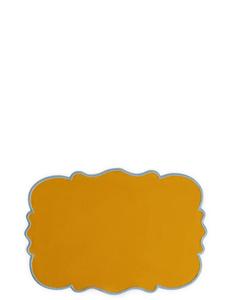 Набор из 2 салфеток под тарелки с фигурным краем Bitossi, желтый
