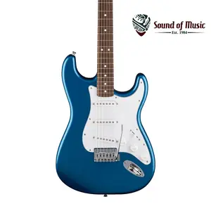 Fender Standard Stratocaster, гриф из лавра, белая накладка-пикгард - металлический аквамарин