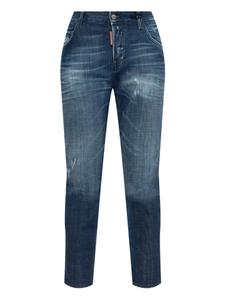 Джинсы DSQUARED2 с потертостями, синий