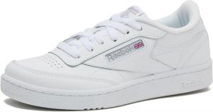 Кроссовки Reebok Club C для девочек и мальчиков, унисекс, для малышей, детей младшего или старшего возраста, белый/серый