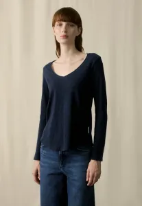Топ с длинными рукавами и v-образным вырезом Marc O'Polo Denim, Scandinavian Blue