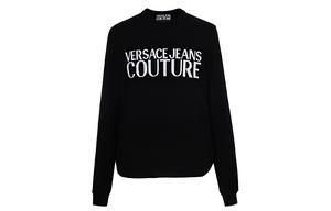 VERSACE JEANS COUTURE Трикотажный свитер мужской черный