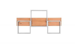 Светодиодный потолочный светильник Trio Leuchten, 65x7,5x34,5 см, коричневый/черный