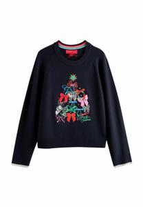 Джемпер Next Jumper, Navy Rainbow Sparkle Tree/Blue