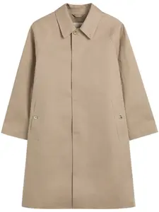 Однобортное пальто Lauder Mackintosh, нейтральный