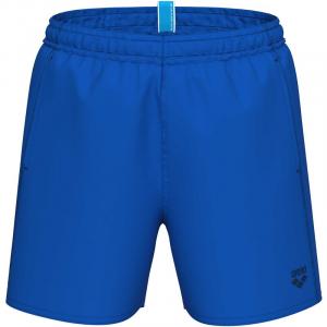 Плавки-Шорты для мальчиков, пляжные боксеры, сплошной цвет Arena, синий