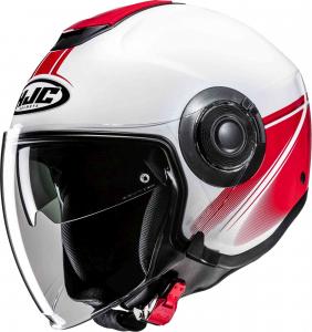 Шлем HJC i40n vision jet, White/Red/Black