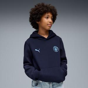 Футбольная толстовка для больших детей Manchester City Soccer Essentials Puma, синий