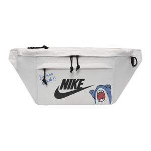 Nike Тканевая наплечная сумка через плечо поясная унисекс светло-бежевая, Nasty Shark