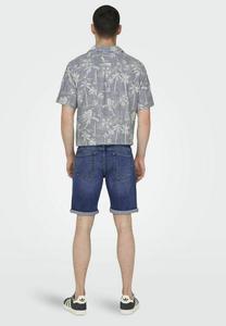 Джинсовые шорты MITTLERE TAILLE  Only & Sons, темно-синий деним