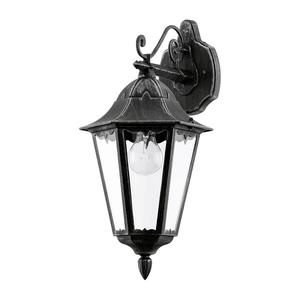 Уличный настенный светильник Eglo Navedo I, стекло / алюминий - 1 пламя - черный