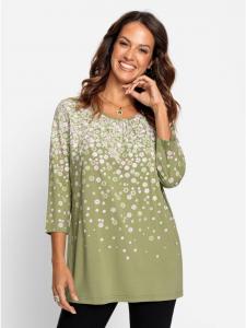 Туника-рубашка с принтом тростниково-светло-розового цвета WITT WEIDEN