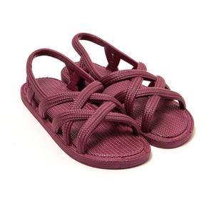 Сандалии женские Brasileras гранатовые на резиновой подошве