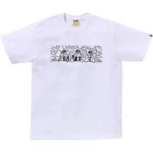 Футболка Bape Gallery X Yu Nagaba A BATHING APE белая