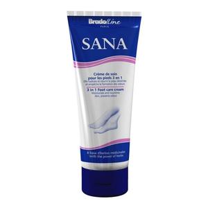 Крем для ног 3 в 1 Sana, 100 мл