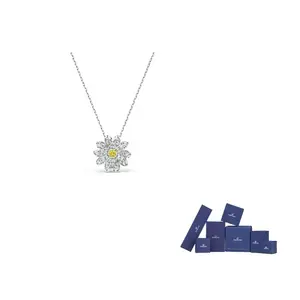 Swarovski Женское ожерелье с искусственными кристаллами Yellow