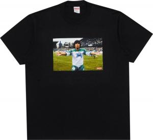 Футболка Supreme Maradona 'Black', черный