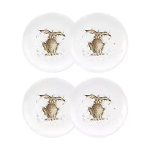 Тарелки для кроликов Врендейл, набор из 4 шт. Royal Worcester, white