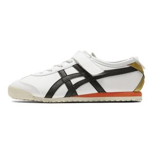 Кроссовки Onitsuka Tiger MEXICO 66 Kids Lifestyle Shoes Kids Low-top White/black/orange, белый/черный