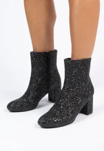 Классические ботильоны glitzermit absatz Manfield, Schwarz